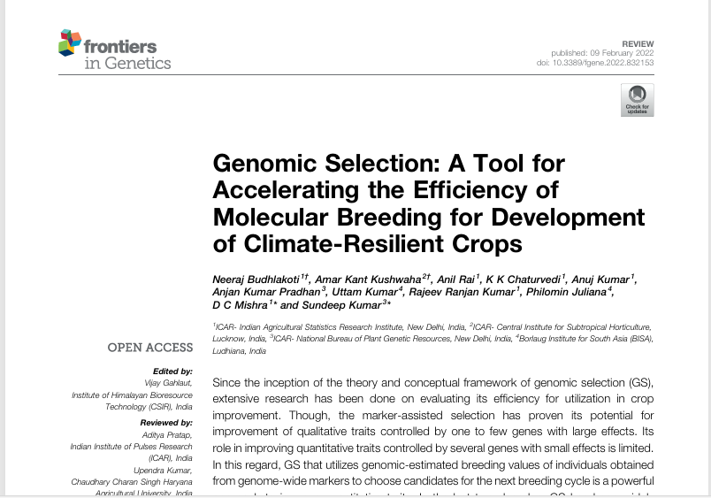 Integrated Model for Genomic Prediction under Additive and Non-Additive Genetic Architecture