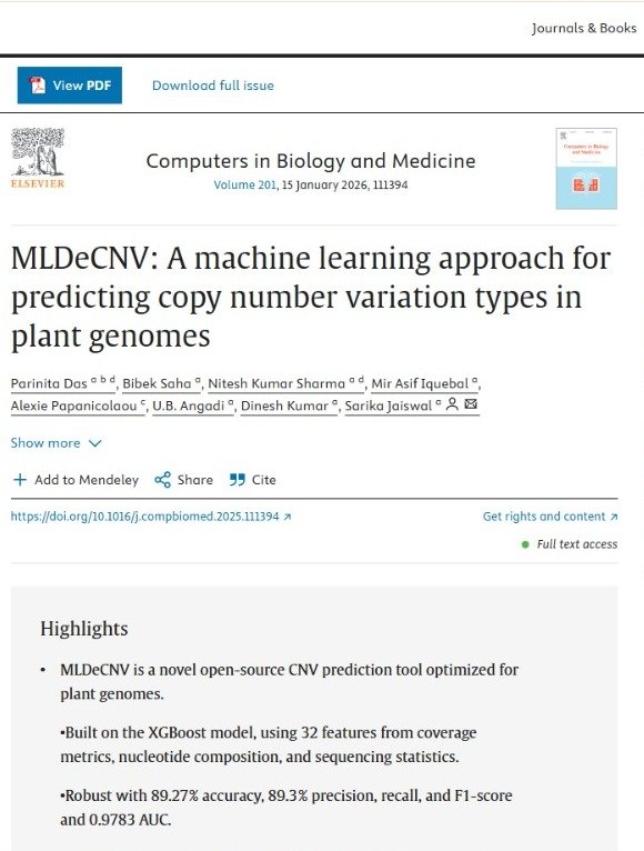 MLDeCNV: A machine-learning approach for accurate detection of copy number variants from whole genome sequencing